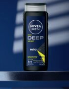 Nivea MEN Deep Sport Gel de duș energizant pentru barbati 500 ml
