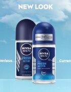 Nivea MEN Fresh Active deodorant roll-on antiperspirant pentru barbati 50 ml