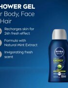 Nivea MEN Fresh Energy gel de duș pentru barbati 50 ml