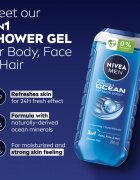 Nivea MEN Fresh Ocean Gel de duș energizant pentru barbati 250 ml