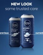 Nivea MEN Hydrocare gel de duș pe fata corp si par 250 ml