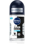 Nivea MEN Invisible Black & White Fresh deodorant roll-on antiperspirant pentru barbati 50 ml