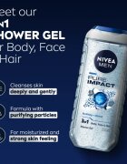 Nivea MEN Pure Impact gel de duș pentru barbati 250 ml