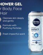 Nivea MEN Pure Impact gel de duș pentru barbati 250 ml