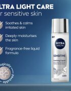 Nivea MEN Sensitive fluid cu o consistenta usoara pentru netezirea pielii 100 ml