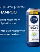 Nivea MEN Sensitive Power sampon fortifiant pentru scalp sensibil 250 ml