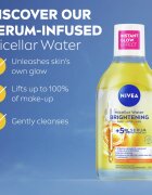 Nivea Micellar Brightening apa pentru curatare cu particule micele pentru o piele mai luminoasa 400 ml