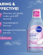 Nivea Micellar Caring apă micelară delicată 400 ml