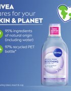 Nivea Micellar Soothing apa pentru curatare cu particule micele pentru piele sensibilă 100 ml