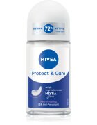 Nivea Protect & Care deodorant roll-on antiperspirant pentru femei 50 ml