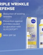 Nivea Q10 Anti-Wrinkle fluid cu o consistenta usoara SPF 50 40 ml