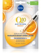 Nivea Q10 Energy mască textilă cu efect antirid 1 buc