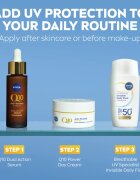 Nivea SUN Invisible Daily Fluid fluid protecție SPF 50+ 40 ml