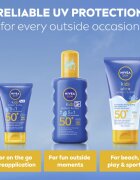 Nivea SUN Kids spray colorat pentru copii pentru bronzat SPF 50+ 200 ml