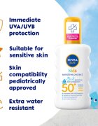Nivea SUN Kids spray pentru protectie solara pentru copii SPF 50+ 200 ml