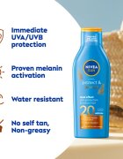Nivea SUN Protect & Bronze lotiune de protectie solara intensiva SPF 20 200 ml