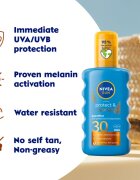 Nivea SUN Protect & Bronze spray de corp pentru un bronz intens SPF 30 200 ml