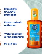 Nivea SUN Protect & Bronze ulei de bronzat pentru piele uscata SPF 20 200 ml