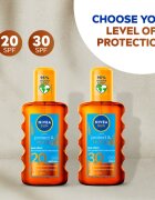 Nivea SUN Protect & Bronze ulei de bronzat pentru piele uscata SPF 20 200 ml