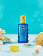 Nivea SUN Protect & Dry Touch spray transparent pentru bronzat SPF 30 200 ml