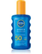 Nivea SUN Protect & Dry Touch spray transparent pentru bronzat SPF 50 200 ml