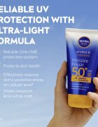 Nivea SUN Protect & Moisture lotiune hidratanta cu acid hialuronic SPF 50+ 150 ml