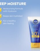 Nivea SUN Protect & Moisture lotiune hidratanta cu acid hialuronic SPF 50+ 150 ml