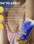 Nivea SUN Protect & Moisture lotiune hidratanta cu acid hialuronic SPF 50+ 150 ml