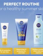 Nivea SUN Protect & Moisture lotiune hidratanta cu acid hialuronic SPF 50+ 150 ml