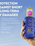 Nivea SUN Protect & Moisture spray autobronzant hidratant SPF 30 200 ml
