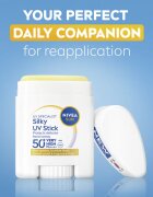 Nivea SUN Silky UV Stick baton cu protectie solara SPF 50+ 15 g