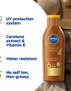 Nivea SUN Tropical Bronze lotiune pentru bronzat SPF 6 200 ml