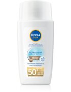 Nivea SUN Ultra Light Fluid nuantator cu textura usoara SPF 50+ culoare Medium 40 ml