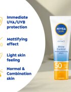 Nivea SUN UV FACE crema de piele ușor liniștitoare plaja SPF 50 50 ml