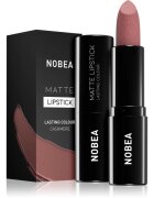 NOBEA Day-to-Day Matte Lipstick ruj mat culoare Cashmere #M19 3 g
