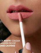 NOBEA Day-to-Day Matte Liquid Lipstick ruj lichid mat culoare Dusty Pink #M02 7 ml