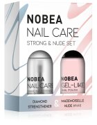 NOBEA Nail Care Strong & Nude Set set de lacuri de unghii