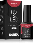 NOBEA UV & LED Nail Polish unghii cu gel folosind UV / lampă cu LED glossy culoare Warm red #25 6 ml