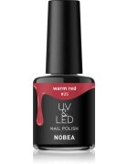 NOBEA UV & LED Nail Polish unghii cu gel folosind UV / lampă cu LED glossy culoare Warm red #25 6 ml