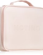 Notino Beauty Box With LED Mirror servietă pentru cosmetice cu oglindă LED Pink 1 buc