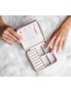 Notino Classy Collection Jewellery box cutie de bijuterii Peach