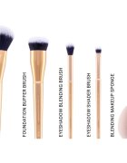 Notino Gift Set Make-up Brushes and Sponge Gift Set set de pensule cu husă