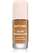 Notino Glow Foundation With SPF 50 & Plant Extracts make-up pentru luminozitate SPF 50 01 Medium Deep Warm 30 ml