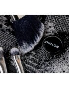 Notino Makeup Brushes Silicone Cleaning Mat For Make-Up Brushes suport pentru curățarea pensulelor Black 1 buc