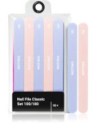 Notino Nail File Classic Set 100/180 set de pile