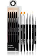 Notino Nail Tools Nail Art Brush Set set perii machiaj pentru unghii