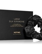Notino Silk Collection Large scrunchie elastic pentru păr din mătase Black 1 buc