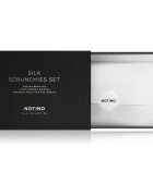 Notino Silk Collection Scrunchie Set set de elastice pentru păr din mătase culoare Cream
