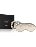Notino Silk Collection Sleeping mask & Scrunchies Set set cadou culoare Cream