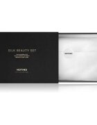Notino Silk Collection Sleeping mask & Scrunchies Set set cadou culoare Cream
